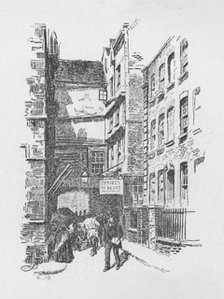 'Gateway to Great St. Helen's, and Almshouses', 1890. Artist: Unknown.