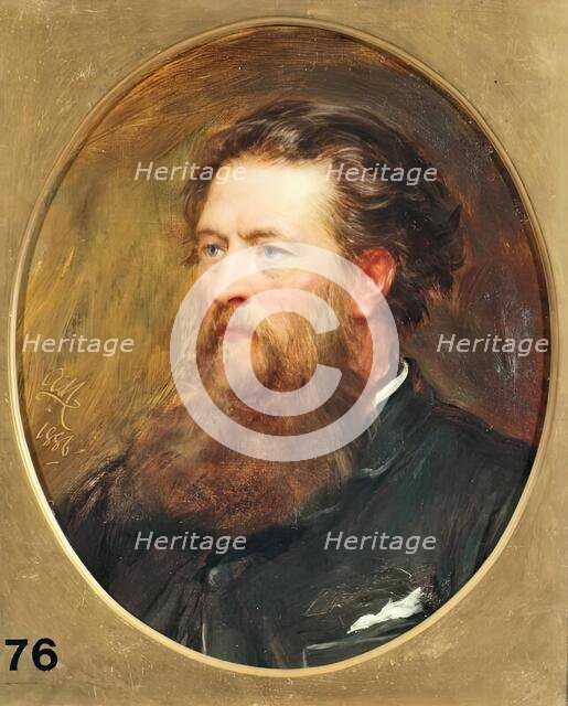 Vicat Cole, RA, 1886. Creator: Arthur Stockdale Cope.