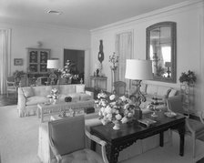 Dr. and Mrs. Leon Levy, residence at 1409 S. Ocean Blvd., Palm Beach, 1959. Creator: Gottscho-Schleisner, Inc.