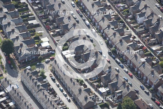 Terraced housing, York, North Yorkshire, 2014. Creator: Historic England Staff Photographer.