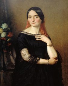 Portrait thought to be of Miss Mars. Creator: Ary Scheffer.