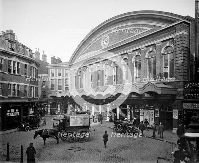 Main entrance of Fenchurch Street Station, London, 1912. Artist: Bedford Lemere and Company