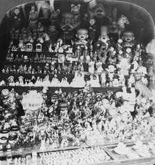A toy shop in Kyoto, Japan, 1901. Artist: RY Young