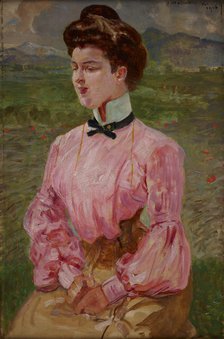 Portrait of a Young Lady, 1906. Creator: Jacek Malczewski.