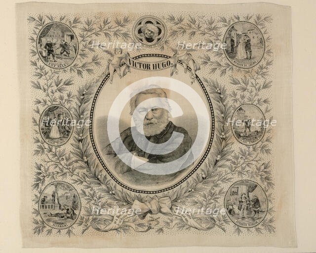 Handkerchief, France, 1860/1900. Creator: Célestin Nanteuil.