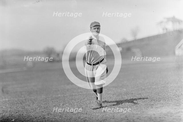 Carroll "Buck" Barton, Washington Al, At University of Virginia, Charlottesville (Baseball), c1913. Creator: Harris & Ewing.