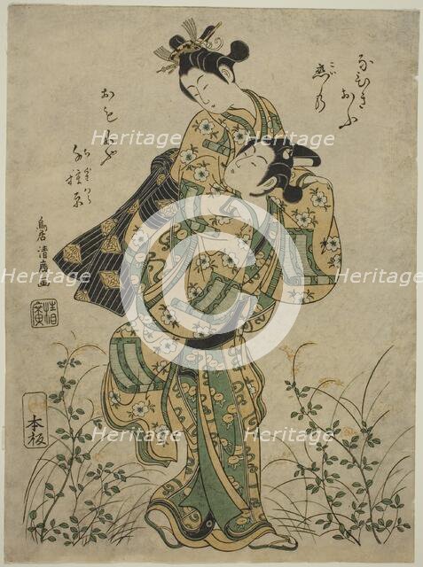 The Elopement, c. 1750. Creator: Torii Kiyohiro.
