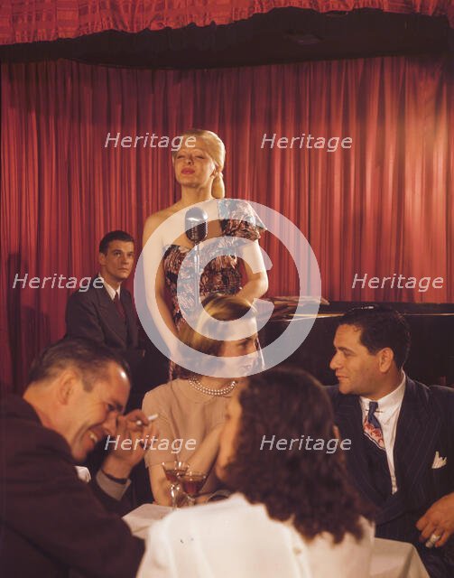 52nd Street, New York, N.Y., ca. 1948. Creator: William Paul Gottlieb.