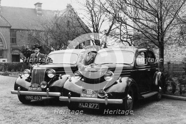 Ford V8 Pilot, 1950 Monte Carlo rally. Creator: Unknown.