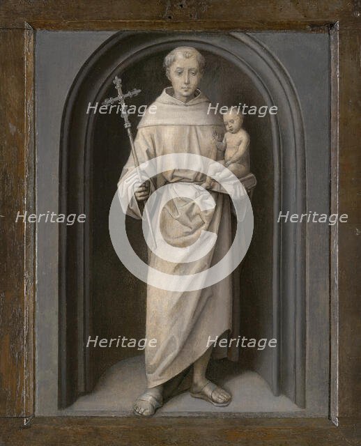 Saint Anthony of Padua, 1485/90. Creator: Hans Memling.