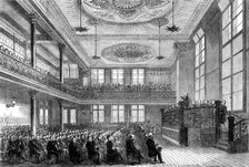 Reopening of Exeter Hall by the Young Men's Christian Association, 1881.  Creator: Unknown.