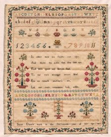 Sampler, 1817. Creator: Unknown.