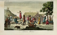 Russian dance. Illustration from Il costume antico e moderno o storia del governo… by Giulio Ferrario, 1831. Artist: Giarrè, Luigi (1772-1844)