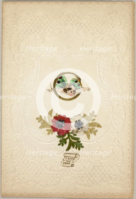 I Love but Thee (Valentine), c.1840. Creator: Unknown.