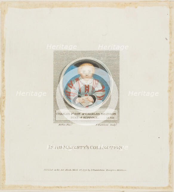 Charles Brandon, 1798. Creator: Francesco Bartolozzi.