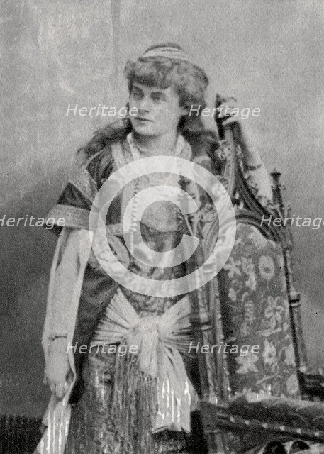 Julie Feyghine, French actress, 1881. Artist: Unknown