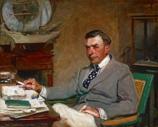 Portrait of Booth Tarkington, 1916. Creator: James Montgomery Flagg.