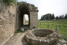 The gate at Bulla Regia, Tunisia. Artist: Samuel Magal