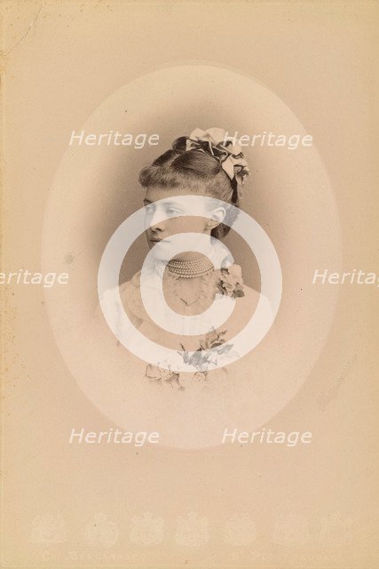 Portrait of Duchess Therese Petrovna of Oldenburg (1852-1883), Princess Romanovskaia, c. 1880.