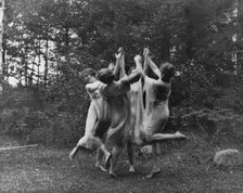 Four dancing figures, n.d.. Creator: Frances Benjamin Johnston.