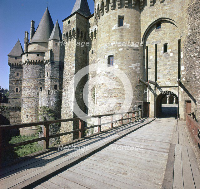 Chatlan at Vitre Castle, 14th century. Artist: Unknown