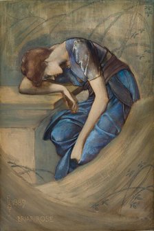 The Briar Rose Series - Study for 'The Garden Court', 1889. Creator: Sir Edward Coley Burne-Jones.