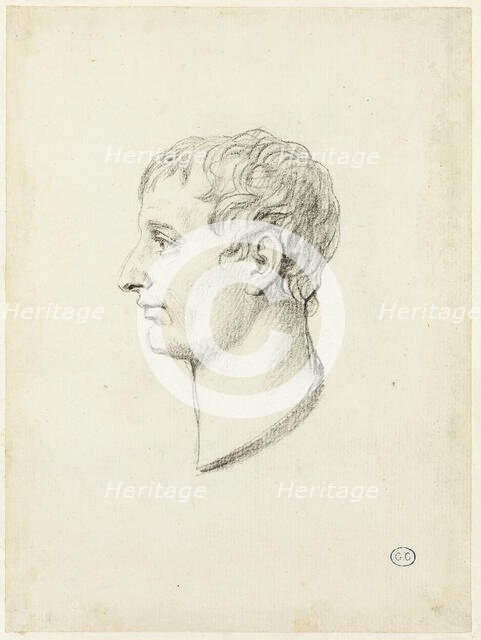 Profile of Napoleon, c. 1810. Creator: Jacques-Louis David.