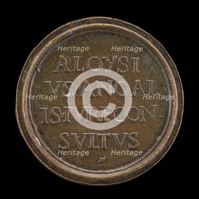 Inscription [reverse], c. 1512/1520. Creator: Unknown.