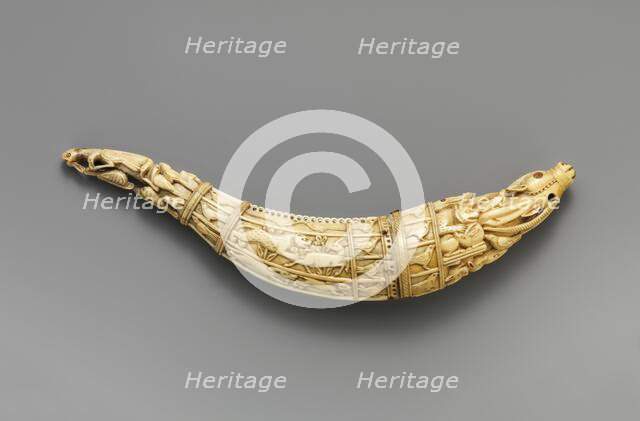 Priming Flask, Indian, probably Deccan, mid-17th century. Creator: Unknown.