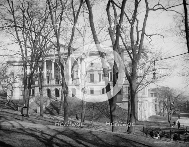 Virginia State Library, capitol's grounds, Richmond, Va., between 1900 and 1920. Creator: Unknown.