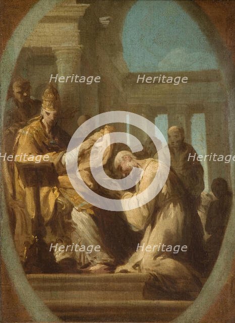 Unidentified Papal Ceremony, 1744-48.  Creator: Joseph Siffred Duplessis.