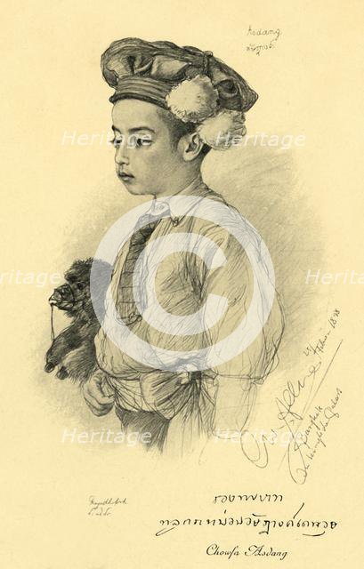 'Chowfa Asdang', 1898.  Creator: Christian Wilhelm Allers.