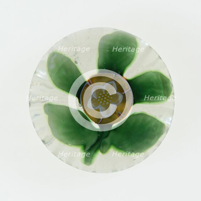 Paperweight, Baccarat, c. 1845-60. Creator: Baccarat Glasshouse.