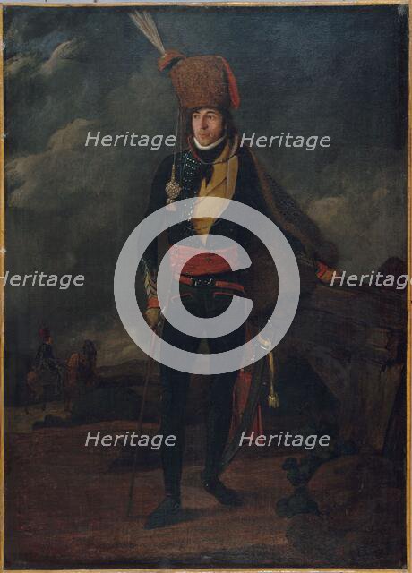 Portrait of a lieutenant of the 8th hussars, between 1793 and 1795. Creator: Unknown.