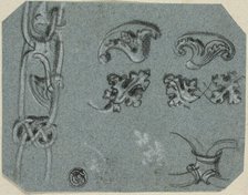 Sketches of Decorative Architectural Details, n.d. Creator: Unknown.