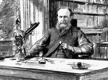 John Lubbock, lst Baron Avebury, English banker, scientist and Liberal politician, 1884. Artist: Unknown