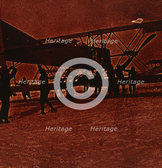 Snow manoeuvres, c1914-c1918. Artist: Unknown.