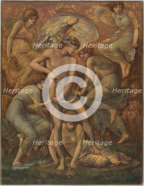 Cupid's Hunting Fields, 1885. Creator: Sir Edward Coley Burne-Jones.