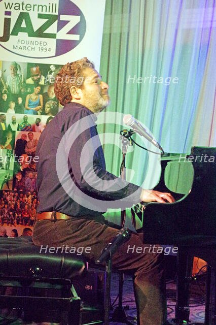 Kevin Hays, Kevin Hays-Jorge Rossy Duo, Watermill Jazz Club, Dorking, Surrey, Jan 2025. Creator: Brian O'Connor.