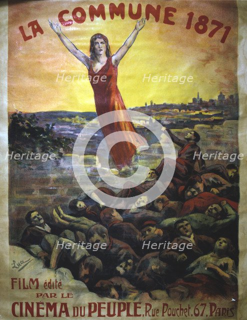 'La Commune 1871', cinema poster. Artist: Unknown