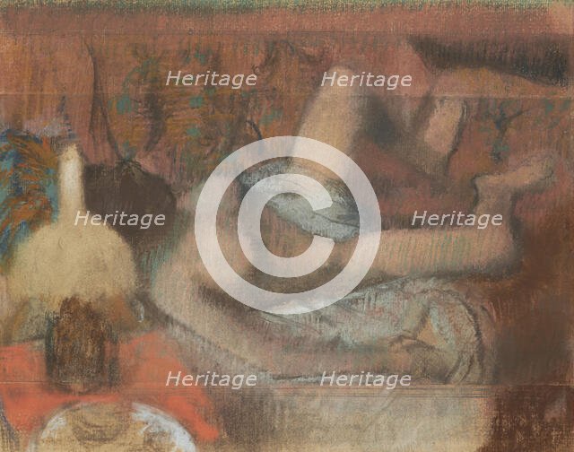 Femme nue couchée, c1889. Creator: Degas, Edgar (1834-1917).