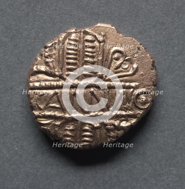 Cunobeline Stater (obverse), c. 10-40 A.D.. Creator: Unknown.