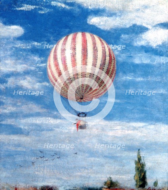 'Balloon', 1878. Artist: Pal Szinyei Merse