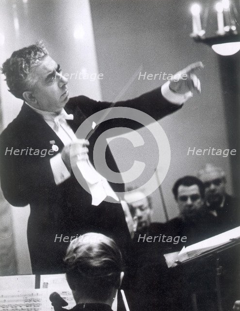 Aram Khachaturian, Soviet-Armenian composer, 1960s. Artist: Unknown