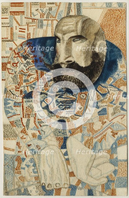 A coachman, 1912-1928. Artist: Filonov, Pavel Nikolayevich (1883-1941)