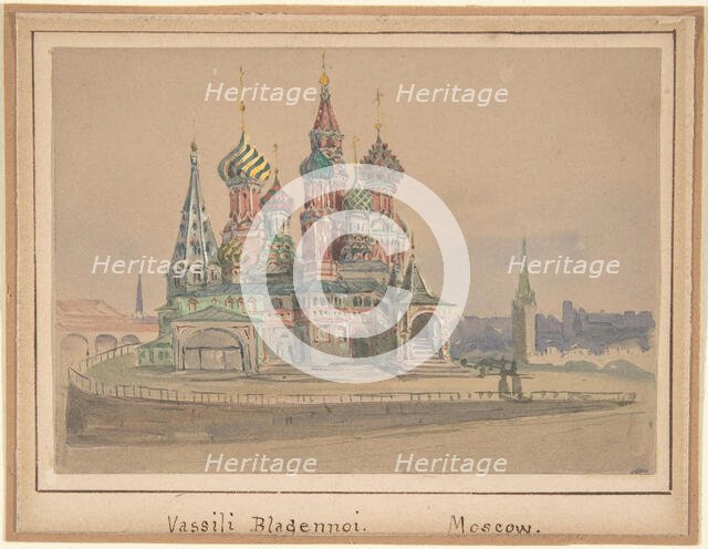 Vassili Blagennoi, Moscow, 19th century. Creator: Anon.