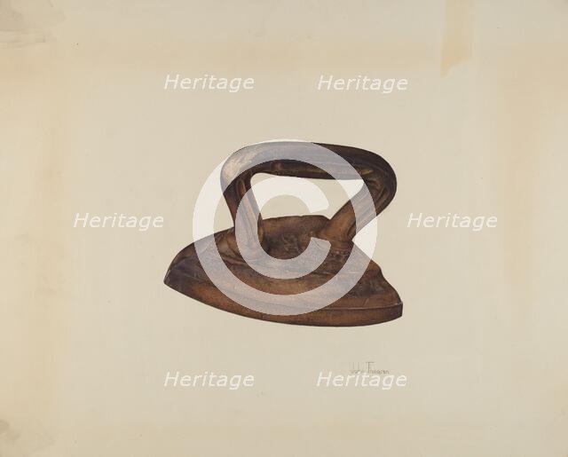 Iron, c. 1938. Creator: John Thorsen.