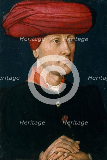 Portrait of a Man in a Chaperon. Creator: Netherlandish Painter (1440-50).