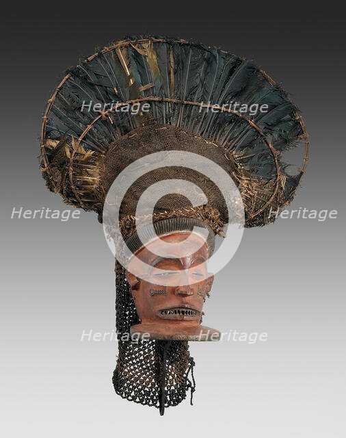 Male Face Mask (Chihongo), Angola, Mid-late 19th century. Creator: Unknown.