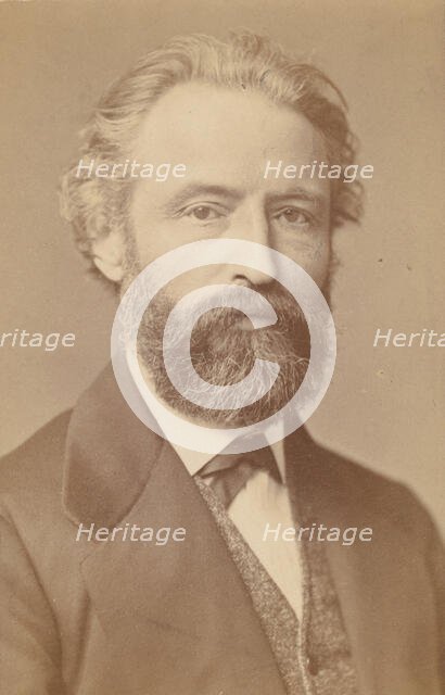 Carl Becker, 1860s. Creator: Loescher & Petsch.